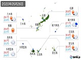 2020年05月26日の沖縄県の実況天気