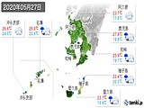 2020年05月27日の鹿児島県の実況天気