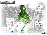 実況天気(2020年05月27日)