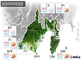 実況天気(2020年05月28日)