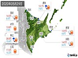 2020年05月29日の道東の実況天気