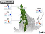 実況天気(2020年06月05日)