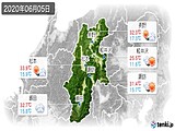 実況天気(2020年06月05日)