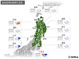 実況天気(2020年06月12日)