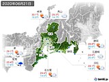 実況天気(2020年06月21日)