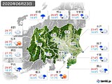 実況天気(2020年06月23日)