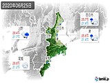 実況天気(2020年06月25日)