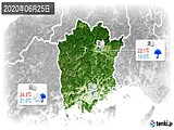 実況天気(2020年06月25日)