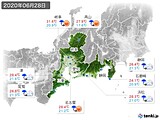 実況天気(2020年06月28日)