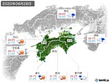 実況天気(2020年06月28日)