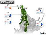 実況天気(2020年06月29日)