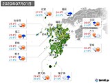 実況天気(2020年07月01日)