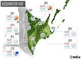 実況天気(2020年07月16日)