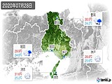 実況天気(2020年07月28日)