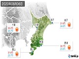 2020年08月06日の千葉県の実況天気