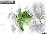 2020年08月07日の佐賀県の実況天気