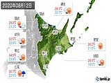 実況天気(2020年08月12日)