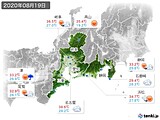 実況天気(2020年08月19日)