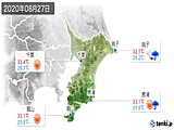 実況天気(2020年08月27日)