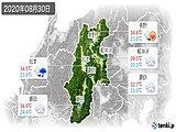 実況天気(2020年08月30日)