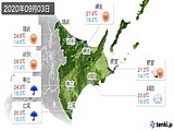 実況天気(2020年09月03日)