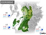 2020年09月04日の熊本県の実況天気