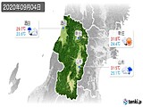 2020年09月04日の山形県の実況天気
