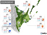 2020年09月06日の道東の実況天気