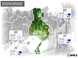 2020年09月06日の兵庫県の実況天気