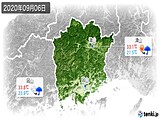 2020年09月06日の岡山県の実況天気