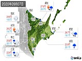 実況天気(2020年09月07日)