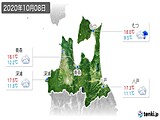 実況天気(2020年10月08日)