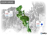 実況天気(2020年10月09日)