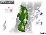 実況天気(2020年10月11日)