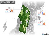 実況天気(2020年11月16日)