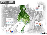 実況天気(2020年11月19日)