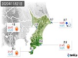 2020年11月21日の千葉県の実況天気