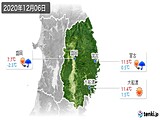 実況天気(2020年12月06日)