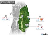 実況天気(2020年12月15日)