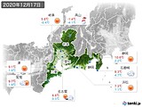 実況天気(2020年12月17日)