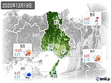 2020年12月19日の兵庫県の実況天気