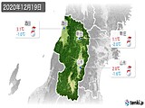 2020年12月19日の山形県の実況天気