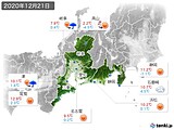 実況天気(2020年12月21日)