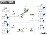 実況天気(2020年12月21日)