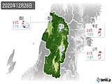 2020年12月26日の山形県の実況天気