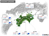 実況天気(2020年12月29日)