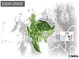 2020年12月30日の佐賀県の実況天気