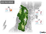 2021年01月05日の山形県の実況天気