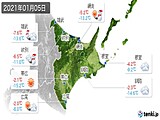 実況天気(2021年01月05日)