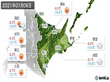 実況天気(2021年01月06日)